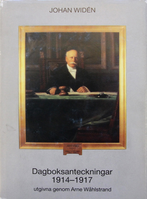 Johan Widén, Dagboksanteckningar 1901-1913