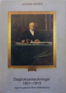 	  Johan Widén, Dagboksanteckningar 1914-- 1917. Utgivna genom Arne Wåhlstrand. Stockholm 1984. ISBN 91-85104-13-2